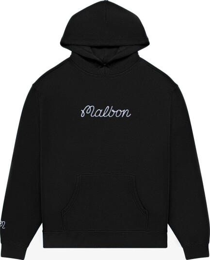 Malbon Fesque Hoodie Svart Golfgenser herre Black XX Large