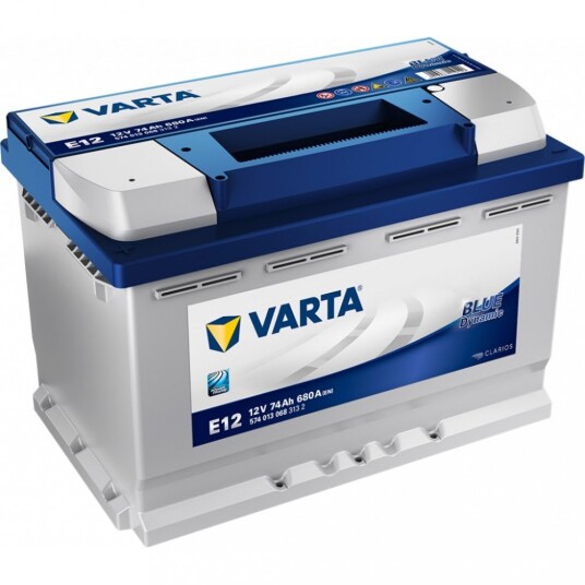 VARTA Blue Dynamic Batteri 12V 74AH 680CCA (278x175x190/190mm) +venstre E12.