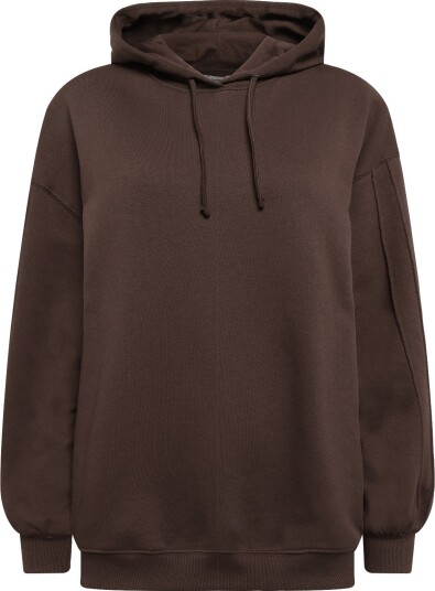 Topshop Tsbera L/S Oversized Detail Hoodie Jrs CHOCOLATE BROWN S Topshop Tsbera L/S Oversized Detail Hoodie Jrs CHOCOLATE BROWN S
