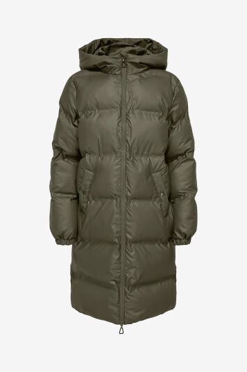 Only Dunfrakk onlLea Rain Puffer Coat CC Otw Lilla