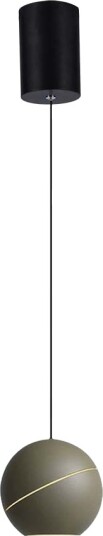 8,5W LED pendel Ø12cm Champagne gull touch on/off 3000K inkl. lyskilde Kulør : Varm