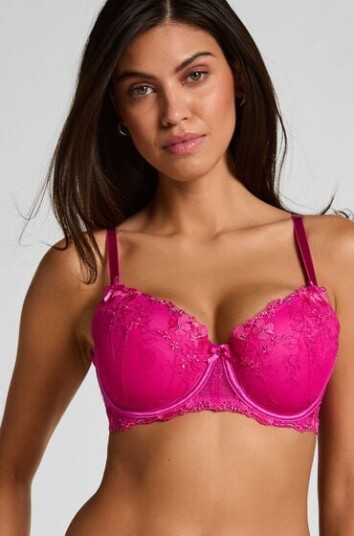 Hunkemöller Peonie Padded Underwired Bra Rosa