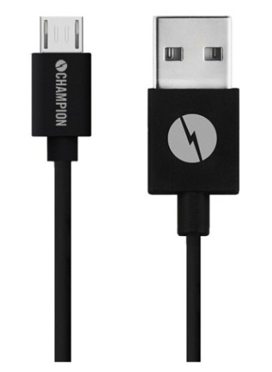 Chion USB A til Micro USB kabel 1 m svart