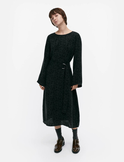 Marimekko Tyväri Piirto Unikko - Black - 34