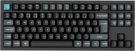 Keychron Q3 Ultra 8K svart Silk Pom Banana