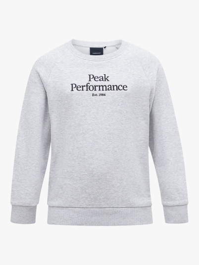 Peak Performance Junior Original Crew Grå 160