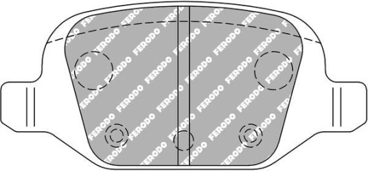 Bremseklosser FERODO RACING FCP1324H