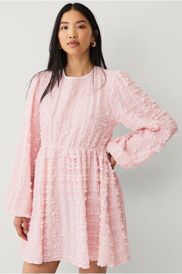Gina Tricot Kjole Open Back Dress Rosa Gina Tricot Kjole Open Back Dress Rosa