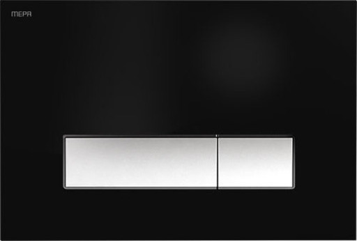 MEPAorbit betjeningsplate, 2-pakning, svart, utenpåliggende/Planum black