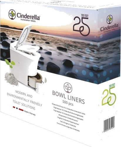 Cinderella Toalettposer 500 stk Cinderella Toalettposer 500 stk