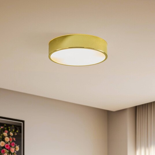 Lamkur Taklampe Kimban av metall Ø 36 cm gull
