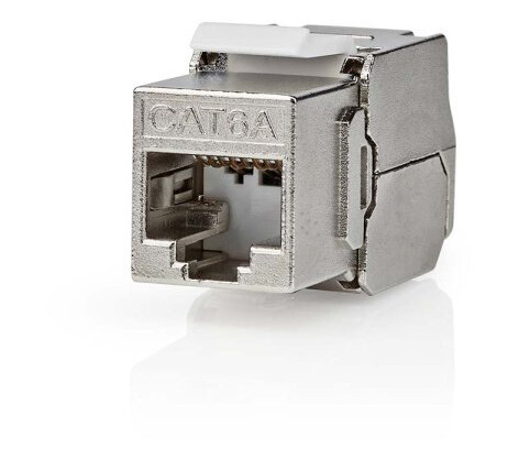 Nedis Keystone | CAT6a | RJ45 Hun | S/FTP | Metall | Boks