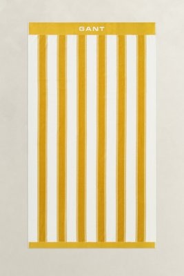 GANT Yacht Stripe Beach Towel Yellow 100X180