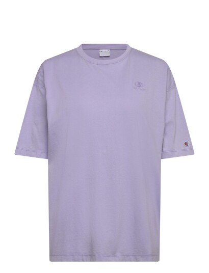 Champion Crewneck T Shirt Purple XS