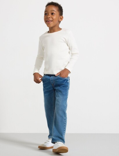 Lindex Trousers Denim Staffan Blue 98