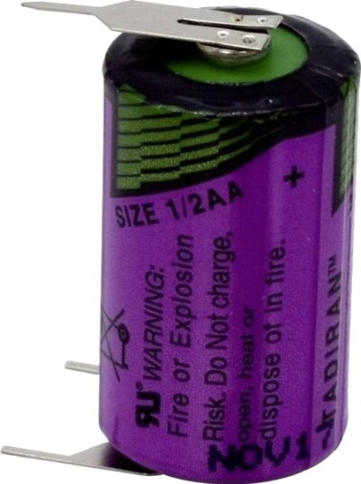 Tadiran-Batteri Sl 350 Pt 1/2 Aa Litium 3,6 V 1200 Mah 1 Stk SL350PT