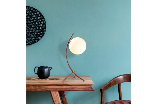 Bordlampe Melra Hvit / Kobber Hvit / Kobber