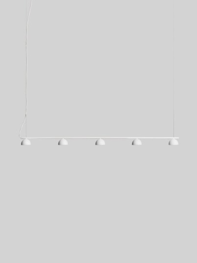 Northern Blush Rail 5 Pendel Lamp - Hvit Northern Blush Rail 5 Pendel Lamp - Hvit