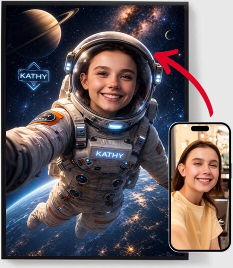 Poster Astronaut Selfie Opplevelse