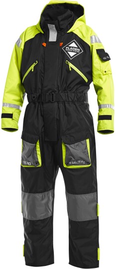 Fladen Flytedress 845xy Sort/Gul Unisex Fladen Flytedress 845xy Sort/Gul Unisex