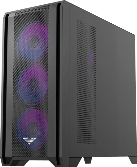 Preyon Nest Windy+ ATX Micro-ATX Mini-ITX 4x120mm PWM ARGB-vifter Svart