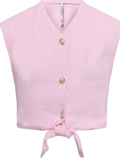 Kids Only Kogsiesta Ss Knot Lin Bl Shirt Pnt   PIROUETTE   116