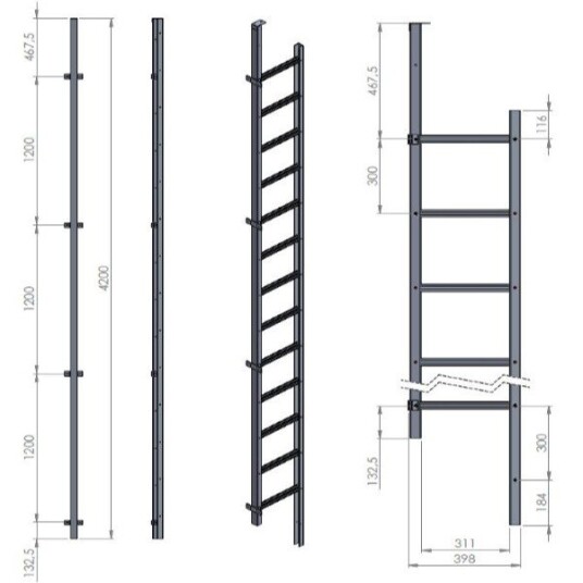 Modum Brannstige 4.2m Modum Brannstige 4.2m