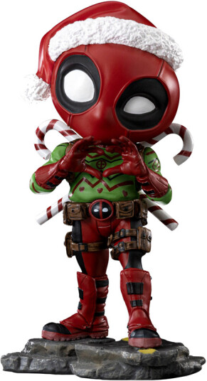 Marvel Comics MiniCo Holidays Version Deadpool Figure