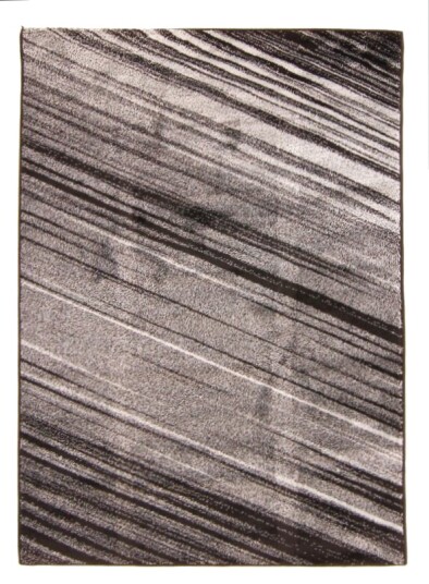 Wilton teppe Mojave grå/sort/hvit Størrelse: 133 x 190 cm