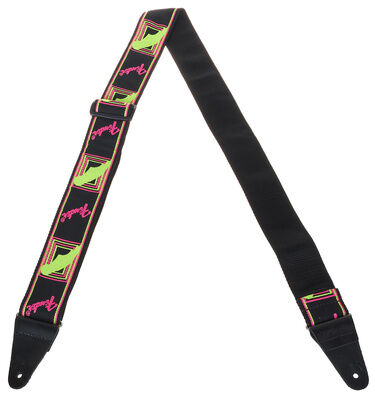 Fender Neon Strap Gul/Rosa Fender Neon Strap Gul/Rosa
