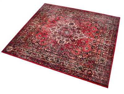 Drum N Base Vintage Drum Rug Orig. Rød