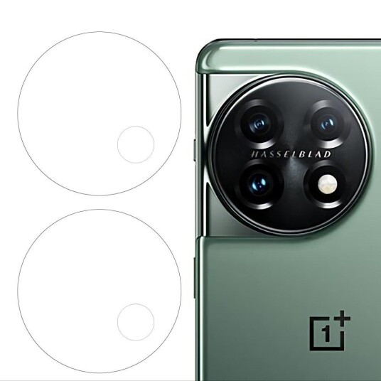 INCOVER OnePlus 11 Beskyttelsesglass for Kameralinse - 2 stk - Gjennomsiktig