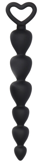 Shots Toys: Silicone Anal Beads, svart