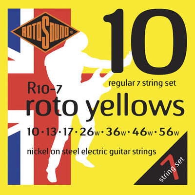 Rotosound Roto Yellows R10-7 Rotosound Roto Yellows R10-7