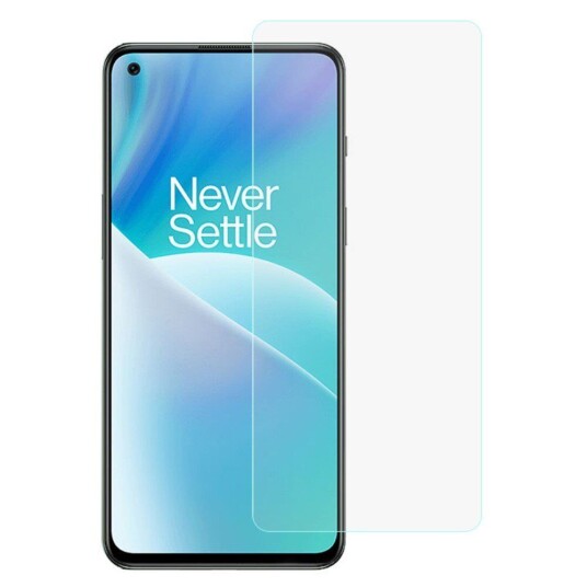 INCOVER OnePlus Nord 2T (5G) Arc Edge Skjermbeskytter i Herdet Glass - Gjennomsiktig