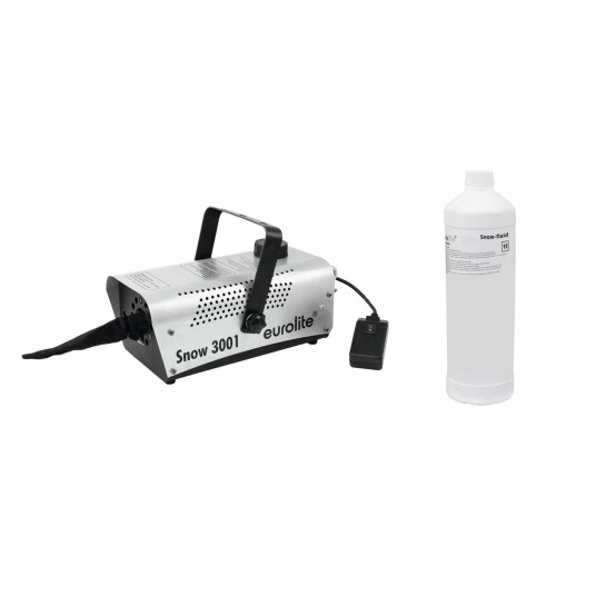 EuroLite Set Snow 3001 Snow Machine & Snow Fluid 1l EuroLite Set Snow 3001 Snow Machine & Snow Fluid 1l