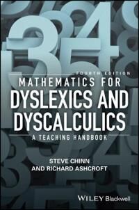 Mathematics For Dyslexics And Dyscalculics Av Steve (Mark College Somerset) Chinn, Richard Edmund (Imperial College London Uk) Ashcroft