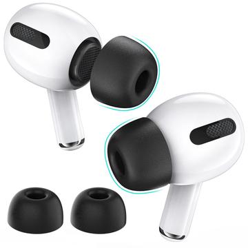Ahastyle WG28 1 par øretelefonhetter for Apple AirPods Pro / Pro 2 Memory Foam Replacement Earbuds Tips størrelse: L Ahastyle WG28 1 par øretelefonhetter for Apple AirPods Pro / Pro 2 Memory Foam Replacement Earbuds Tips størrelse: L