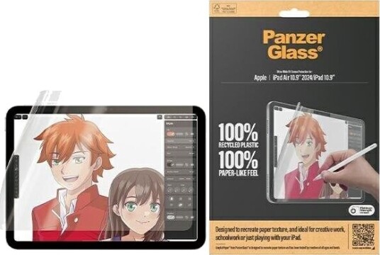 PanzerGlass GraphicPaper Skjermbeskytter for iPad Air 10,9" og 11" - Ultrabred Passform