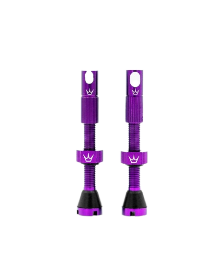Peatys x ChrisKing Tubeless Ventiler 80mm Violett