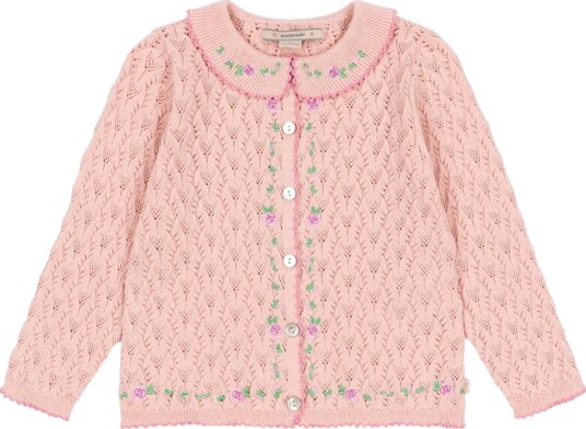 Konges Sløjd Cardigan Strikk Hullmønster Rosier Light Ro Konges Sløjd 6 år (116) Cardigan Rosa