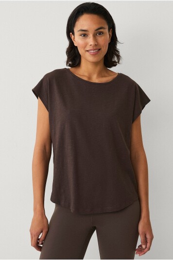 Ellos STUDIO   Square Tee Soft   Brun