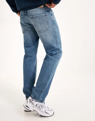 Only & Sons Onsedge Loose Mid. Blue 4939 Jeans Straight leg jeans Blå
