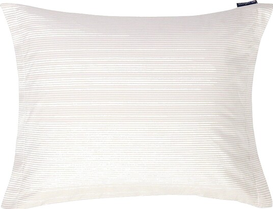 Lexington   Putetrekk Striped Bomullssatin   Beige