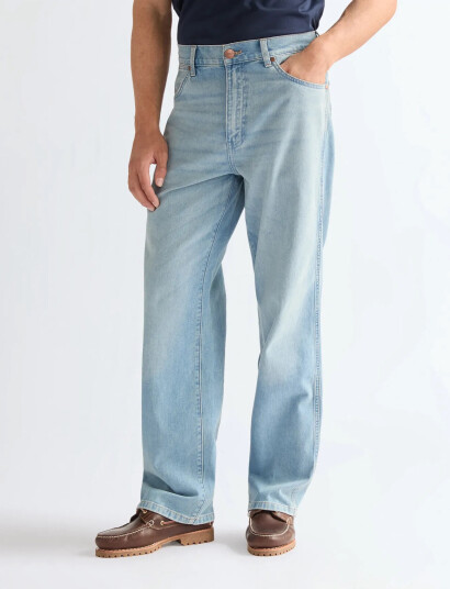 Wrangler Loose Straight Blue 33 x 30 Wrangler Loose Straight Blue 33 x 30