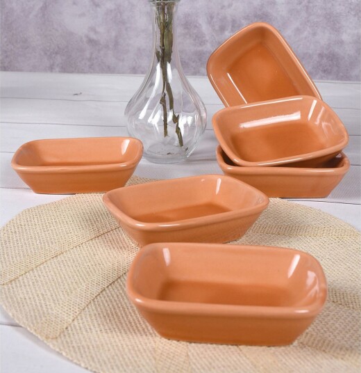 Skålsett 6-pk - Oransje