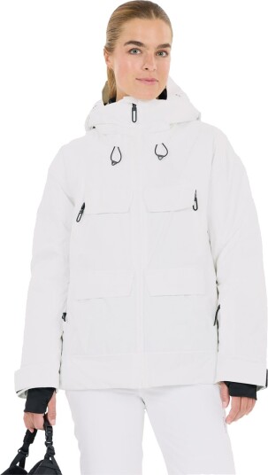 CMP Oversized Pockets Skijakke Dame Hvit S CMP Oversized Pockets Skijakke Dame Hvit S