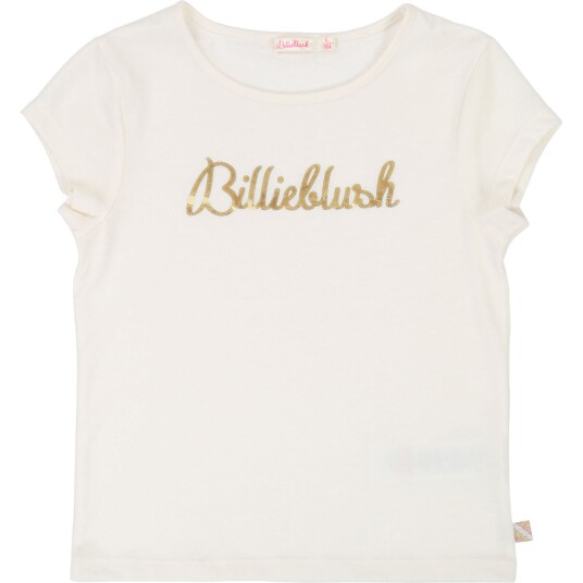 Billieblush T-Shirt Ivory 4år