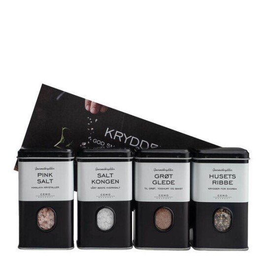 Cemo   Gourmet krydderkvartett 4 stk krydder