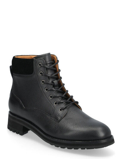Polo Ralph Lauren Bryson Mid Leather Field Boot - Black - 43